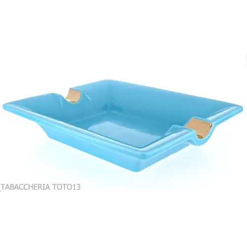 Cenicero de cerámica coloreada para dos puros - Accesorios Del Cigarro