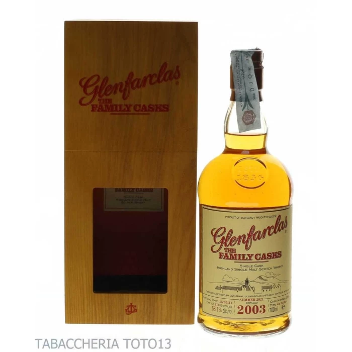 Glenfarclas Family casks 2003 single malt whisky Vol.58,1% Cl.70