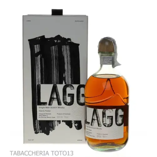 Lagg Single malt Heavily peated 2022 batch 2 ex-oloroso sherry cask Vol.50% Cl.70 - Distillati