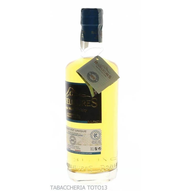 Rozelieures Finition ex-fut de Rhum HSE Vol.43% Cl.70 - Grallet Dupic Distillerie