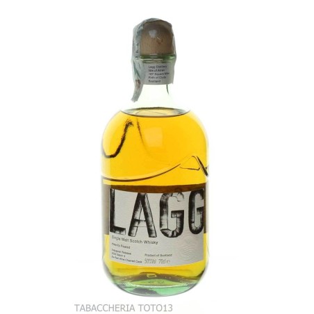 Lagg Single malt Heavily peated 2022 batch 3 ex-red wine charred cask Vol.50% Cl.70 - Licores