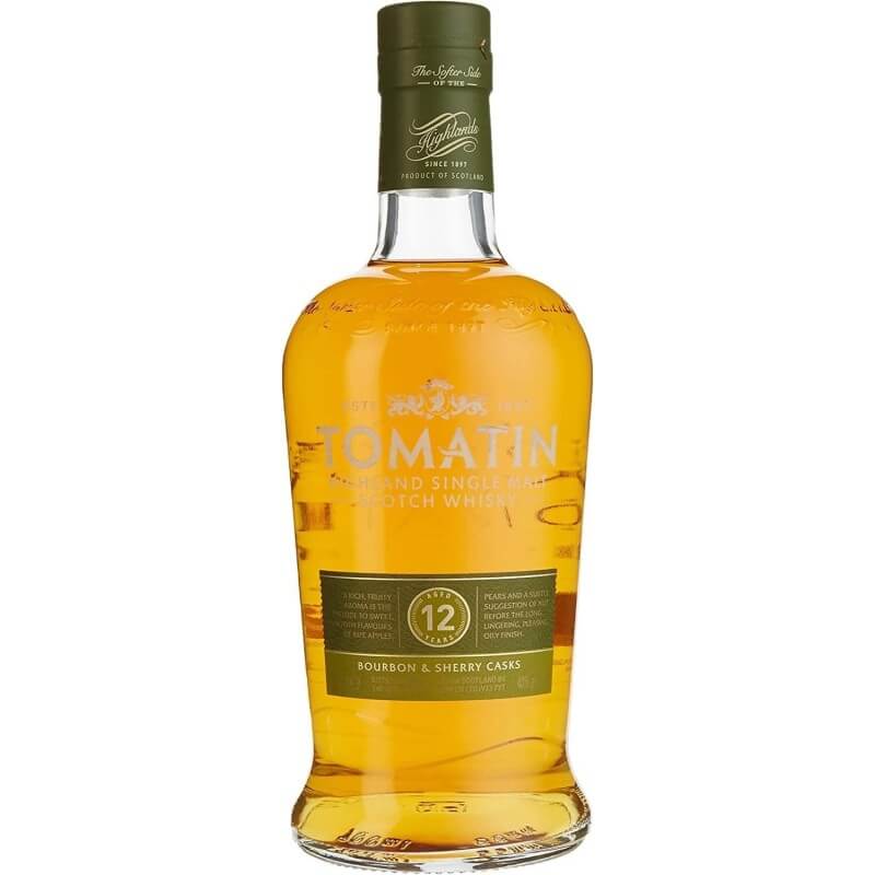 Tomatin 12 yo Bourbon and Sherry casks Vol.43% Cl.70 - TOMATIN DISTILLERY