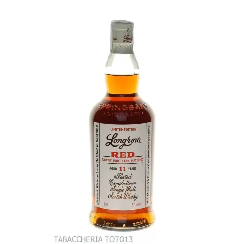 Longrow Red Tawny port cask 11 Y.O. limited edition Vol.57,5% Cl.70 - Distillati