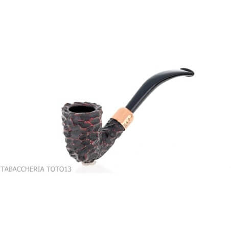 Peterson Christmas 2022 copper Army Rusticated 127 Fishtail Peterson Of Doublin Pipe Peterson Peterson
