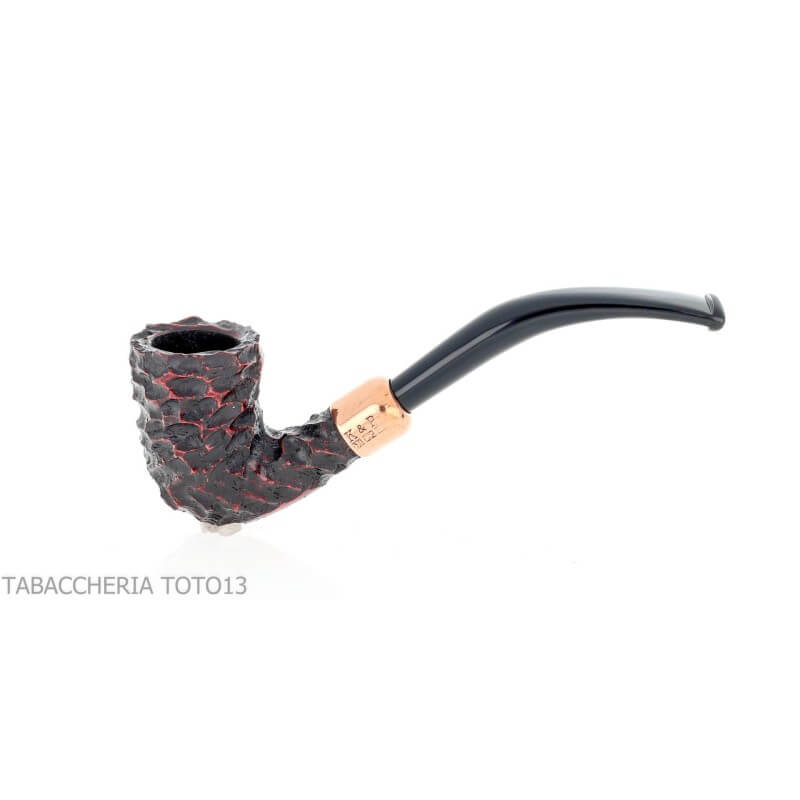 Peterson Christmas 2022 copper Army Rusticated 127 Fishtail - Peterson Of Doublin Pipe