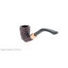 Peterson Christmas 2022 copper Army Rusticated 127 Fishtail Peterson Of Doublin Pipe Peterson