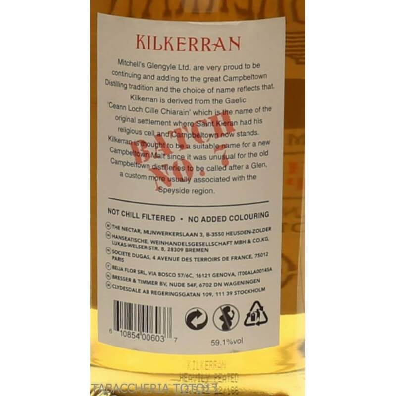 Kilkerran Heavy Peated batch no.7 Vol.59,1% Cl.70 - Kilkerran Glengyle Distillery