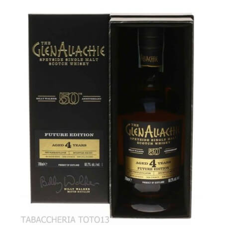 GlenAllachie 50th anniversary Billy Walker 4 yo first peated Vol.60,2% Cl.70 Glenallachie Distillers Whisky Whisky