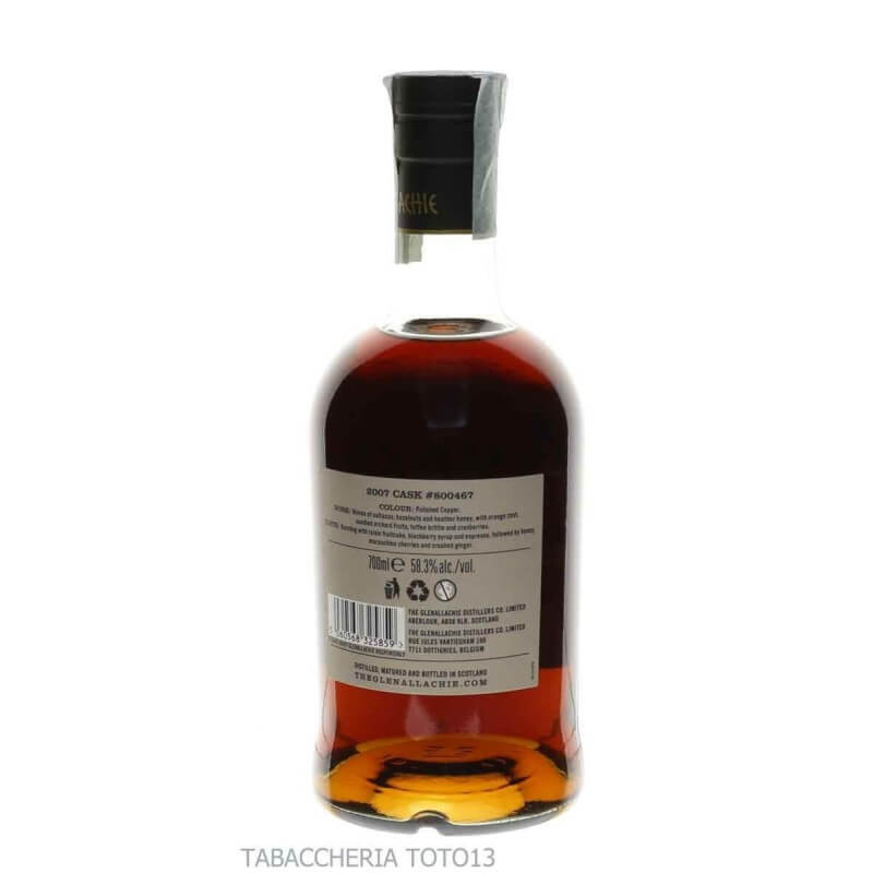 GlenAllachie 15 Y.o. single cask PX Puncheon Vol.58,3% Cl.70 - Glenallachie Distillers