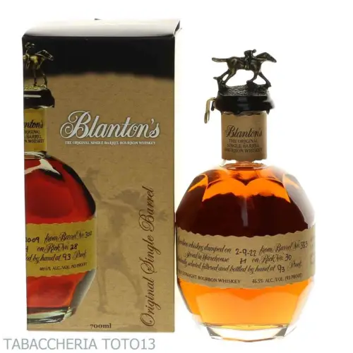 Blanton's Kentucky Straight Bourbon Vol.46,5% Cl.70 - Spiritueux - Blé dur