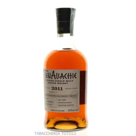 GlenAllachie 11 Y.o. single cask Ruby port Pipe Vol.58,6% Cl.70 - Glenallachie Distillers