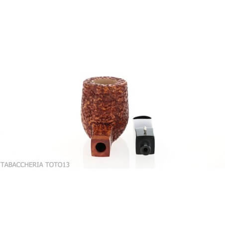 L'Anatra pipa de brezo semi rústico billar recto - L'anatra pipe