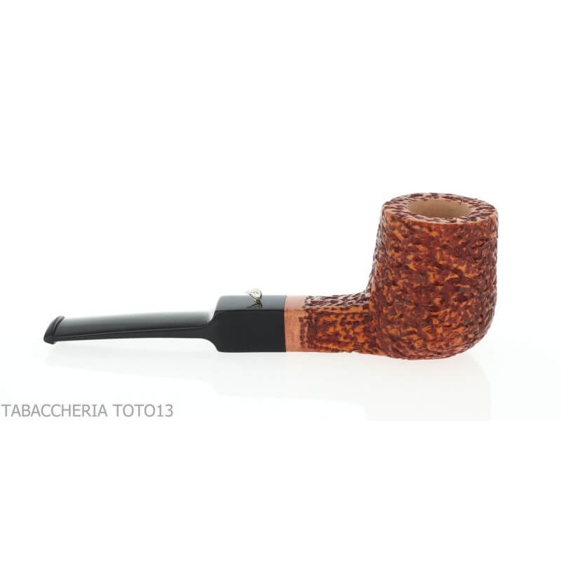 L'Anatra pipe briar semi rustic straight billiard - L'anatra pipe L'Anatra pipe briar semi rustic straight billiard - L'anatra pipe