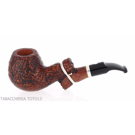 Pipe Ser Jacopo Insanus N.1 bent Apple sandblasted briar - Tobacco Pipes - Natural root