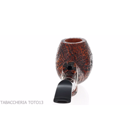 Pipe Ser Jacopo Insanus N.1 bent Apple sandblasted briar - Tobacco Pipes - Natural root