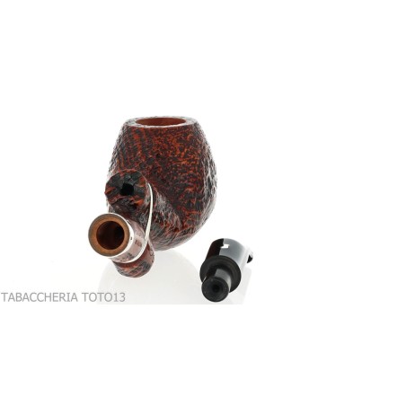 Pipa Ser Jacopo Insanus N.1 manzana doblada brezo arenado - Pipas de Tabaco