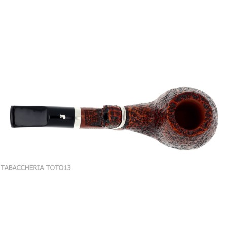 Pipe Ser Jacopo Insanus N.1 bent Apple sandblasted briar - Tobacco Pipes - Natural root