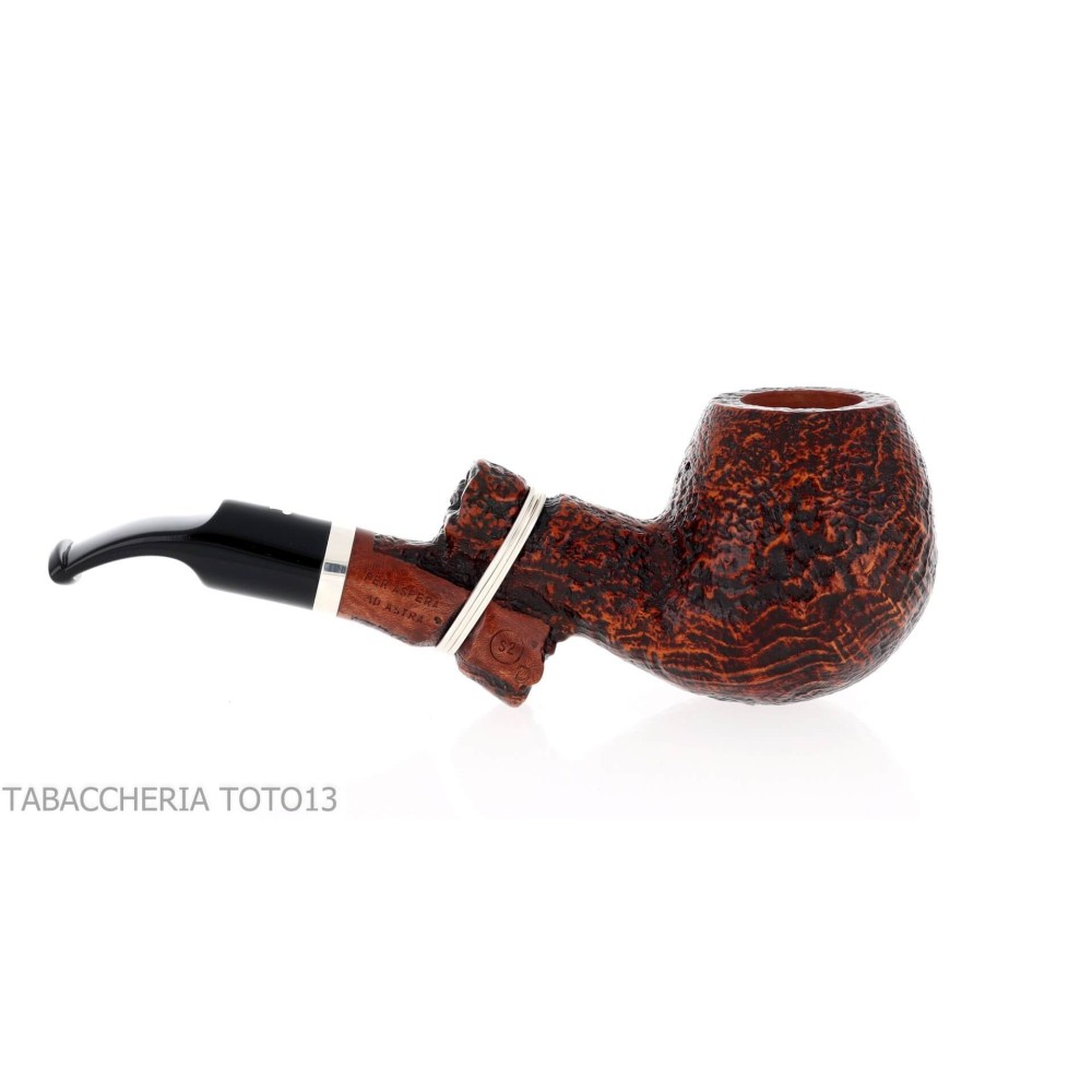 Pipa Ser Jacopo Insanus N.1 manzana doblada brezo arenado - Pipas de Tabaco