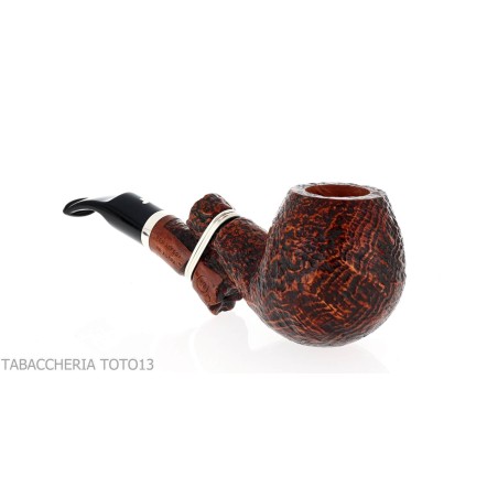 Pipe Ser Jacopo Insanus N.1 cintrée Apple bruyère sablée - Pipe Pour le Tabac - Racine naturelle