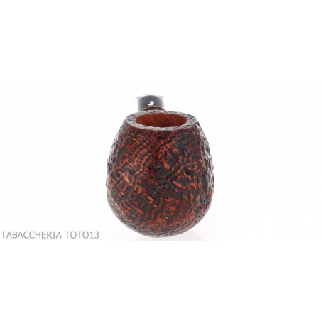 Pipe Ser Jacopo Insanus N.1 bent Apple sandblasted briar - Tobacco Pipes - Natural root