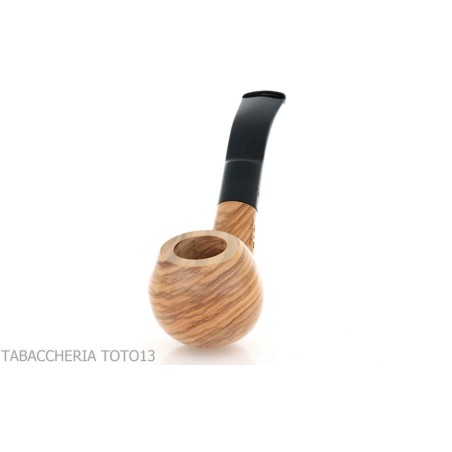 Aldo Velani wooden pipe olive apple curve - Tobacco Pipes - Olive wood