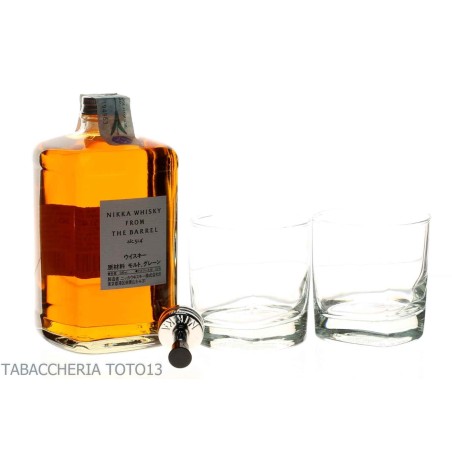 Nikka Whisky Aus Der Faßbox Mit Gläsern Vol.51,4% Cl.50 - Destilliert
