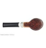 Pipe Ser Jacopo Delecta Leonardo forme billard finition rustiquée - Pipe Pour le Tabac - Racine naturelle