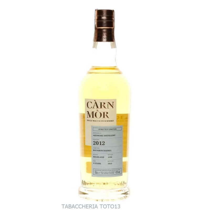 Càrn Mòr Ardmore 9 Y.O. Distilled 2012 Vol.47,5% Cl.70 - Càrn Mòr the Morrison select whiskies