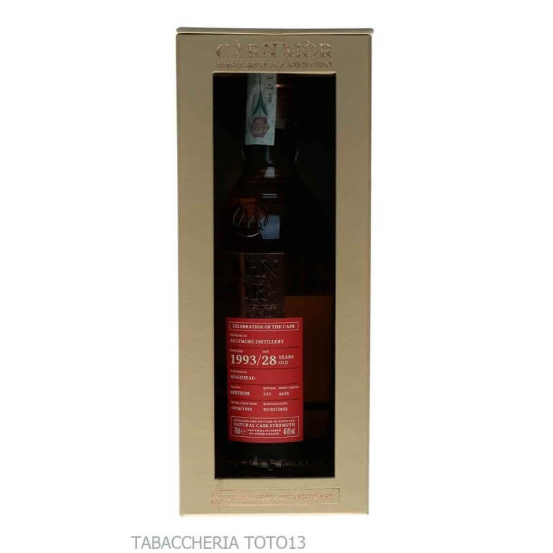 Càrn Mòr Aultmore 28 Y.O. Distilled 1993 Vol.47,4% Cl.70 - Càrn Mòr the Morrison select whiskies