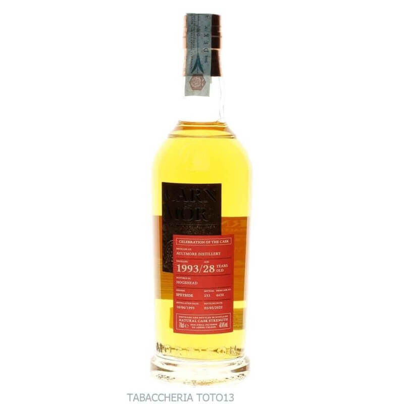 Càrn Mòr Aultmore 28 Y.O. Distilled 1993 Vol.47,4% Cl.70 - Càrn Mòr the Morrison select whiskies