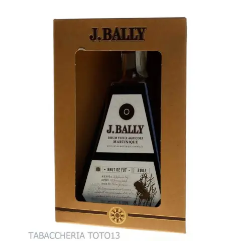 J. Bally rum Brut de fut 2007 Bottiglia Piramides Vol.50,6% Cl. 70 - Spirits - Sugar cane juice