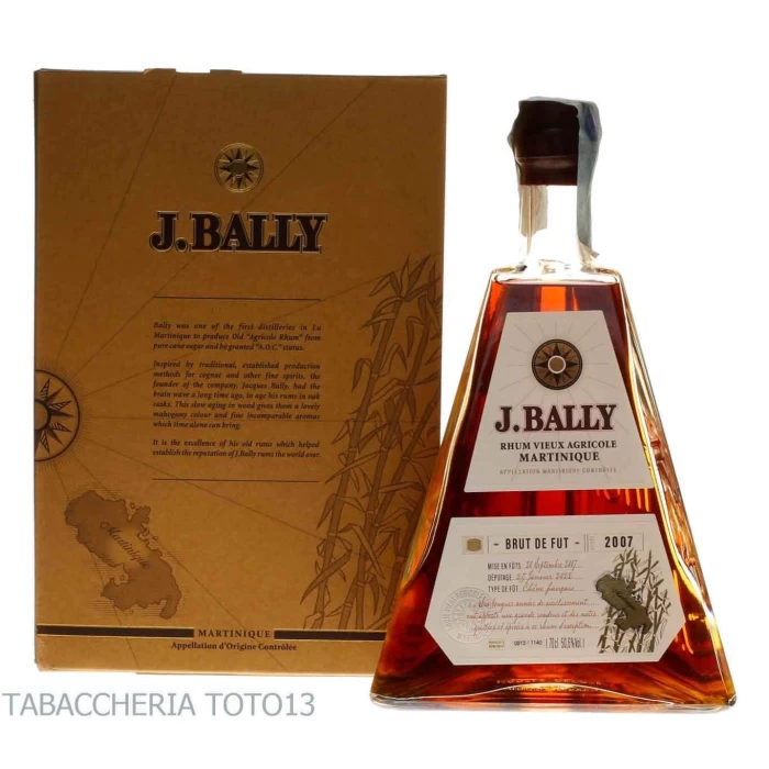 J. Bally Brut de fut 2007 Bottiglia Piramides Vol.50,6% Cl. 70