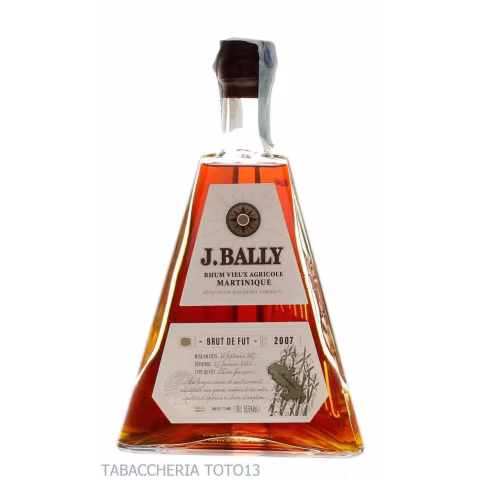 J. Bally ron Brut de fut 2007 Bottiglia Piramides Vol.50,6% Cl. 70 - Licores