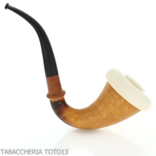 Calabash tradizionale in zucca, bocchino in ebanite - Pipe