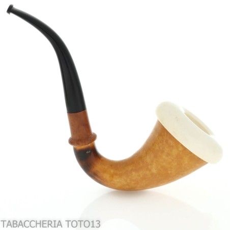 Calebasse calebasse traditionnelle, embouchure en ébonite - Pipe Pour le Tabac - Céramique, Calebasse (Lagenaria siceraria)