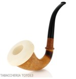 Calebasse calebasse traditionnelle, embouchure en ébonite - Pipe Pour le Tabac - Céramique, Calebasse (Lagenaria siceraria)