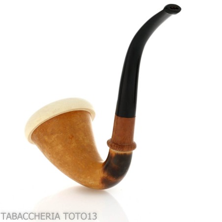 Calebasse calebasse traditionnelle, embouchure en ébonite - Pipe Pour le Tabac - Céramique, Calebasse (Lagenaria siceraria)