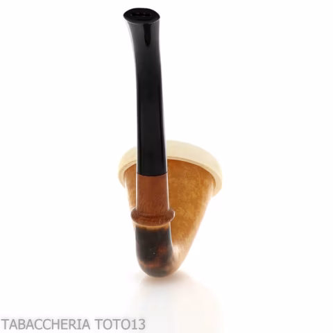 Traditionelle Kürbiskalebasse, Mundstück aus Ebonit - Tabakpfeifen