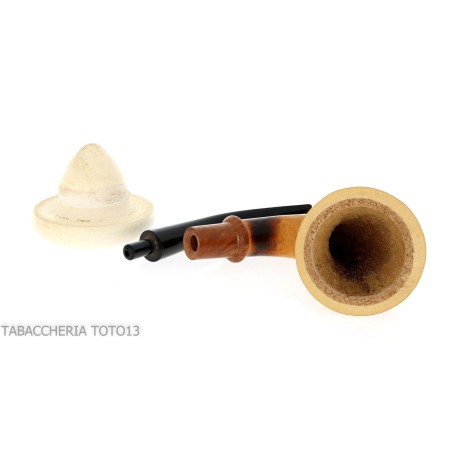 Calebasse calebasse traditionnelle, embouchure en ébonite - Pipe Pour le Tabac - Céramique, Calebasse (Lagenaria siceraria)