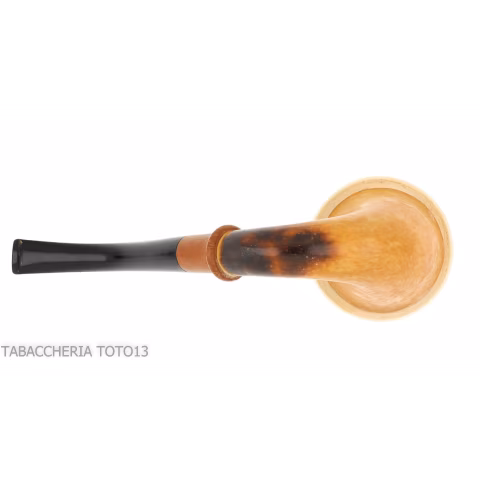 Calabash tradizionale in zucca, bocchino in ebanite - Pipe
