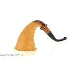 Calabash tradizionale in zucca, bocchino in ebanite - Pipe
