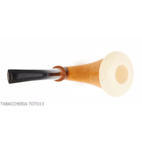 Calabash tradizionale in zucca, bocchino in ebanite - Pipe