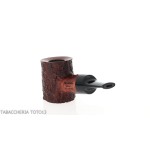 Reverse pipe Cherrywood shape reverse calabash sandblasted-Talamona