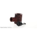 Reverse pipe Cherrywood shape reverse calabash sandblasted-Talamona