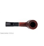 Cherrywood shape pipe in dark rusticated briar-Milano pipe