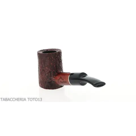 Pipa Cherrywood in radica scura rusticata - Pipe