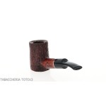 Pfeife in Kirschholzform aus dunklem, rustiziertem Bruyere - Tabakpfeifen
