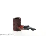Pipa Cherrywood in radica scura rusticata - Pipe