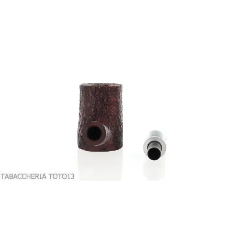 Pipa Cherrywood in radica scura rusticata - Pipe