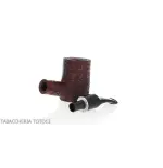 Pipa Cherrywood in radica scura rusticata - Pipe
